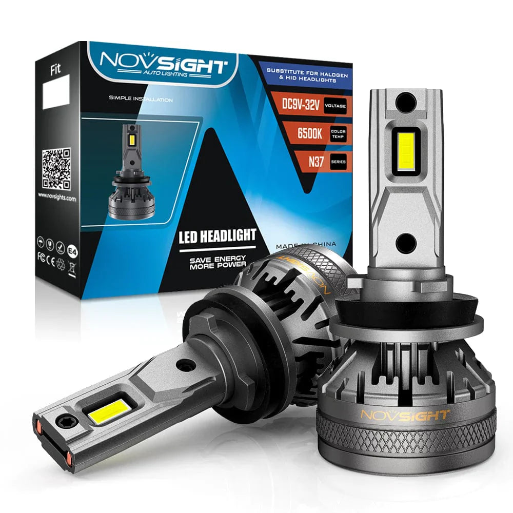 NOVSIGHT 9005 HB3 LED Headlight Bulb - 90W 30000LM HB3 Headlight, 6500K NOVSIGHT 9005 HB3 LED Headlight Bulb - 90W 30000LM HB3 Headlight, 6500K