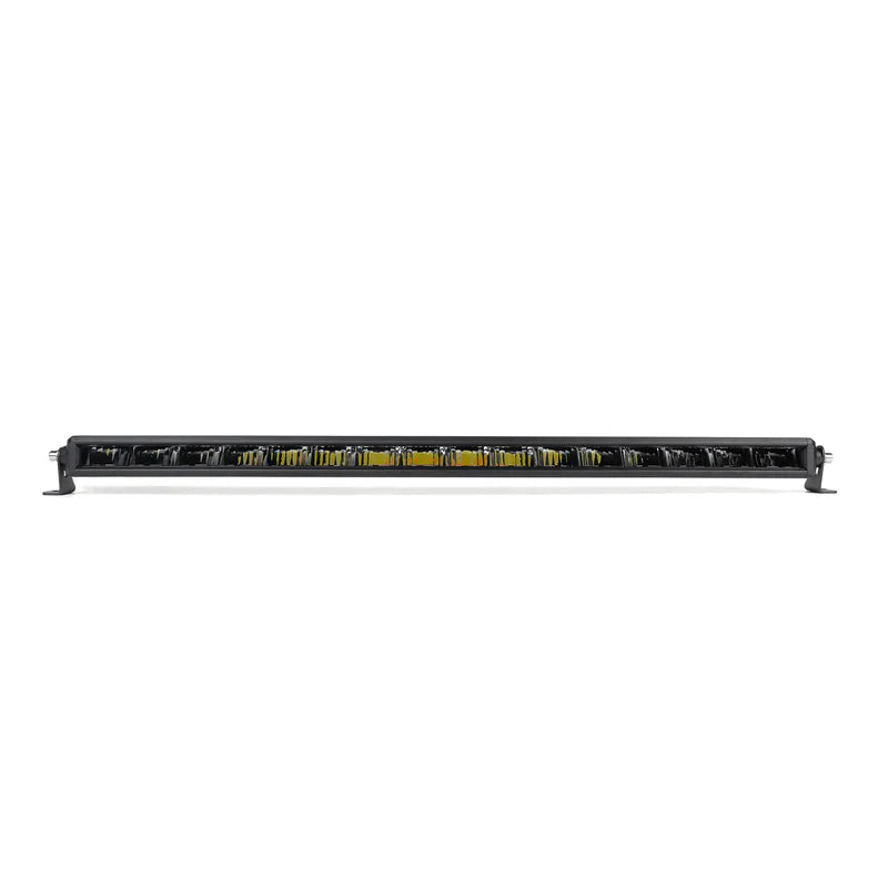 Rock Series 30 Inch Single Row Dual Beam LED Off-Road Light Bar White and Amber