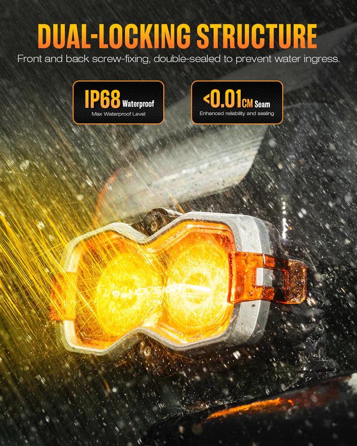 HALO Series | 4.5-inch LED Pod Lights | 35W Pair - NOVSIGHT© Pakistan