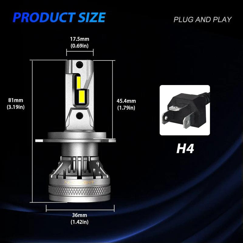 N37 Series: H4 - 120W / 22000lm - NOVSIGHT© Pakistan