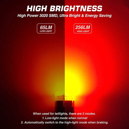 Red LED Brake/Parking Light 256LM