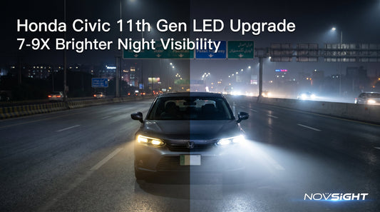 Honda Civic 11th Gen LED Lighting Upgrade in Pakistan (H11, 9005 & L1B Fog Lamps 2022–2026)