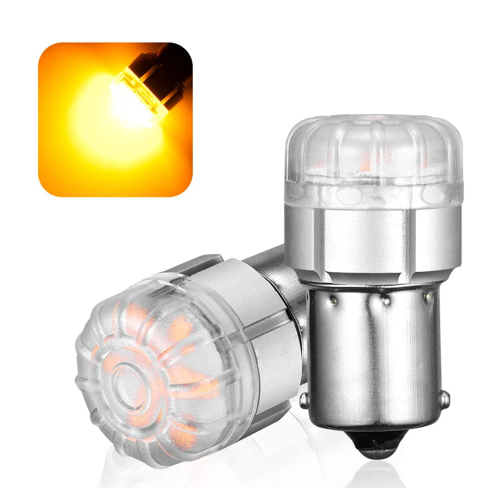 1156 LED Amber Yellow Car Signal Light | NOVSIGHT© Pakistan 