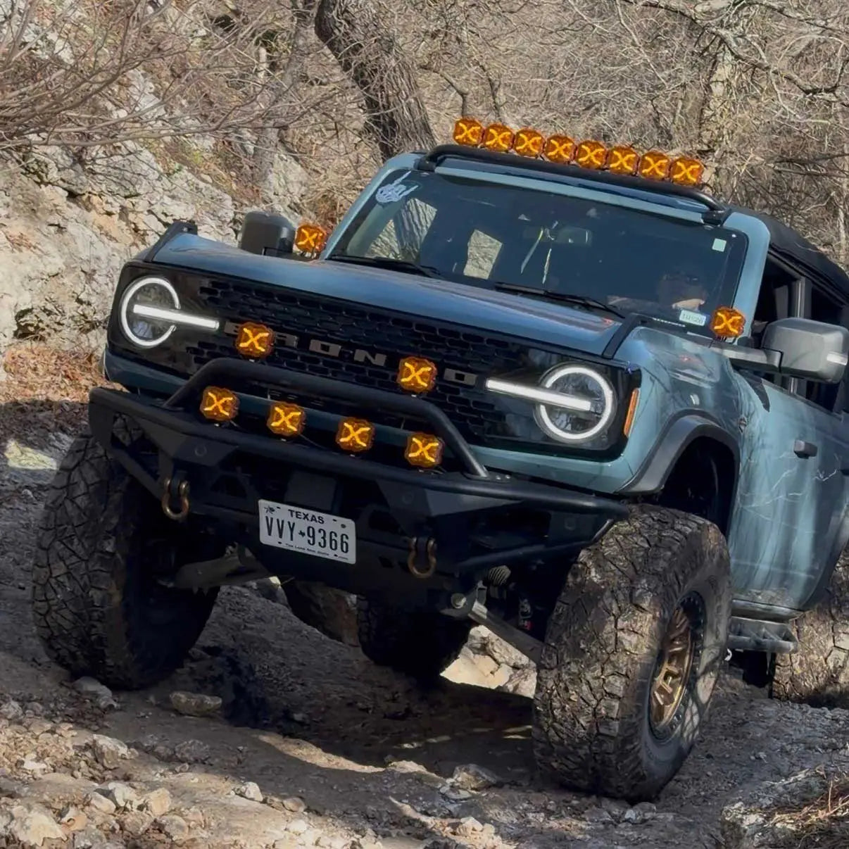 Novsight X-Series 4-inch LED Pod Light on Ford Bronco Wildtrak