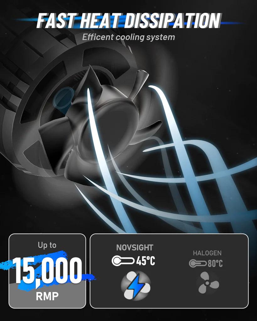 N60 Relay Led Novsight LED Headlight Bulbs N60 Ultra Series: H7 - 200W / 40000lm ...