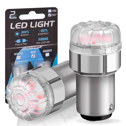 Buy 1157 Red LED Brake/Parking Lights | NOVSIGHT© Pakistan