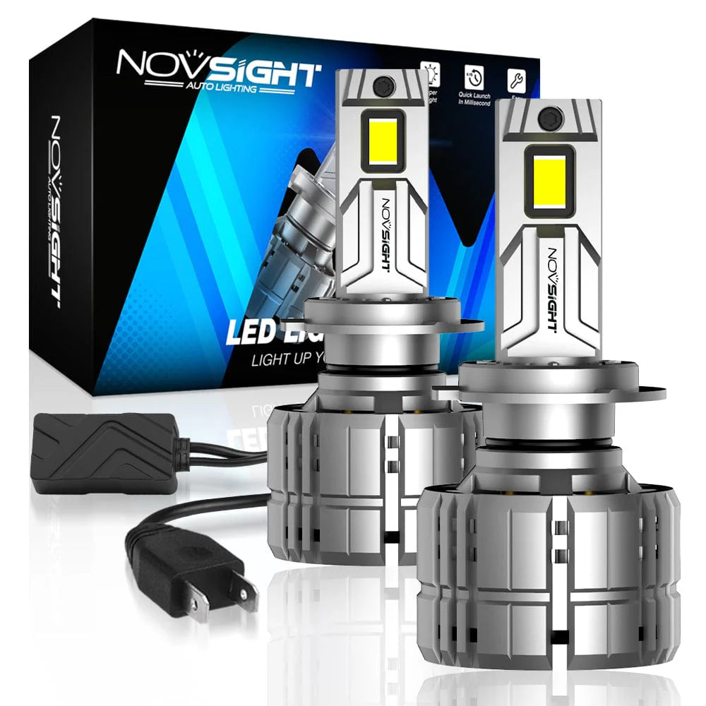 N60 Relay Led Novsight LED Headlight Bulbs N60 Ultra Series: H7 - 200W / 40000lm ...