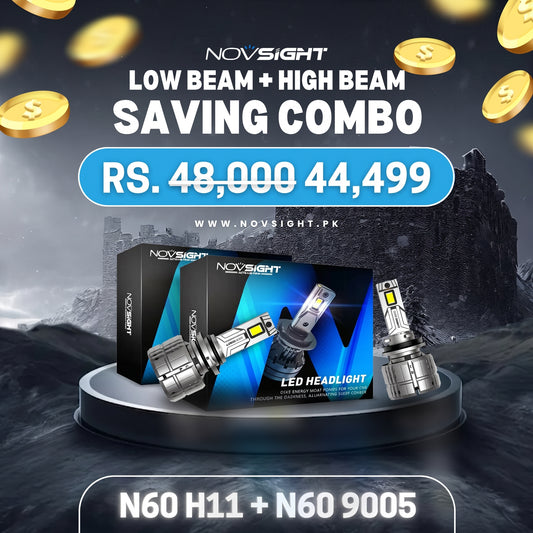 N60 Series High Low Bundle H11 + 9005 | 400 Watts 80000 Lumens