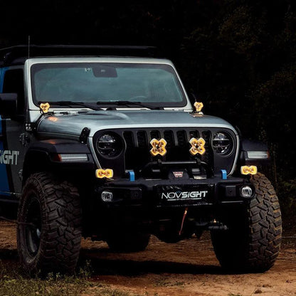 HALO Series | 4.5-inch LED Pod Lights | 35W Pair - NOVSIGHT© Pakistan