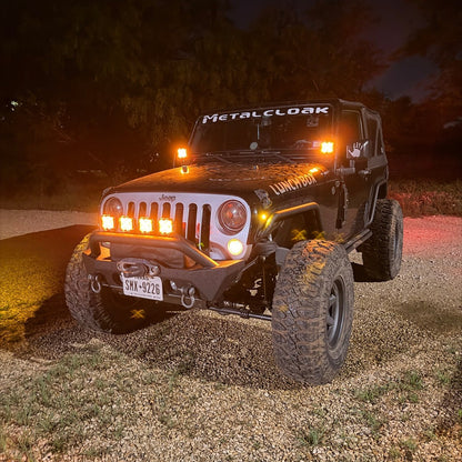 Novsight X-Series 4-inch LED Pod Light on Jeep Wrangler JK Rubicon