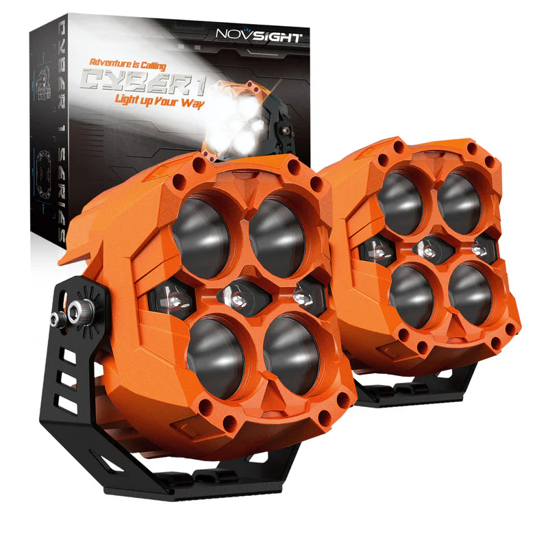 CYBER ORANGE | 6-inch LED Pod Lights | CYBER 1 Series